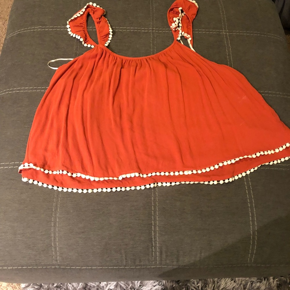 Vintage inspired flowey crop top